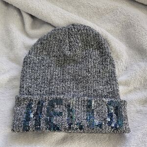 Torrid - Hello Sequined Graphic Beanie - One Size